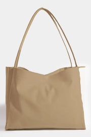 Fame Faux Leather Tote Bag Trendsi