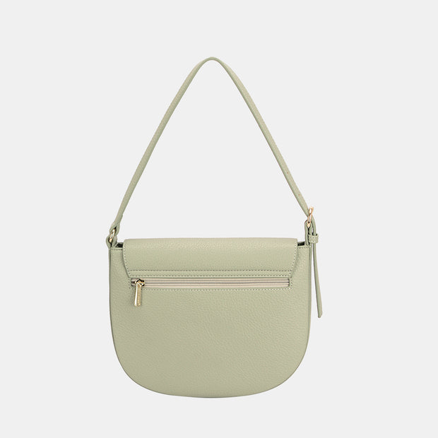 David Jones Metal Buckle Shoulder Bag - Fashionmj