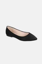 Forever Link Pointy Toe Slip On Flat Loafers - Fashionmj