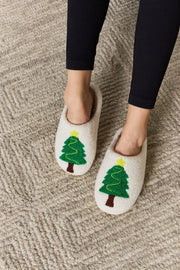 Melody Christmas Tree Cozy Slippers - Fashionmj