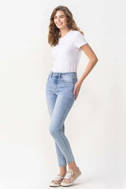 Lovervet Full Size Talia High Rise Crop Skinny Jeans - Fashionmj