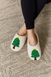 Melody Christmas Tree Cozy Slippers - Fashionmj