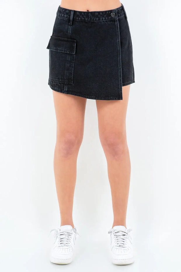 American Bazi Cargo Pocket Mini Skort - Fashionmj