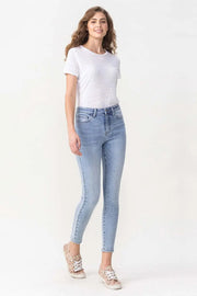 Lovervet Full Size Talia High Rise Crop Skinny Jeans - Fashionmj