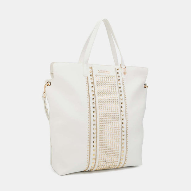 Nicole Lee USA Studded Large Tote Bag - Fashionmj