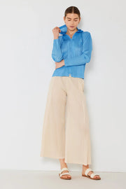 Marina West Swim Pleated Wide-Leg Pants with Side Pleat Detail Trendsi