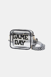 Zenana GAME DAY Stadium Approved Transparent Crossbody Bag Trendsi