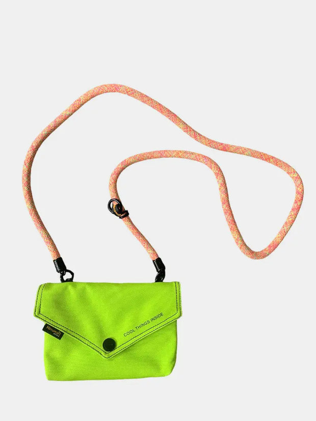 Himawari Solid Color Envelope Shape Crossbody Bag with Removable Strap Trendsi