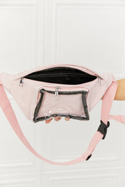 Fame Doing Me Waist Bag in Pink - Fashionmj