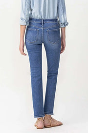 Lovervet Full Size Maggie Midrise Slim Ankle Straight Jeans - Fashionmj