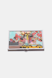 Nicole Lee USA Printed Business Card Case - Fashionmj