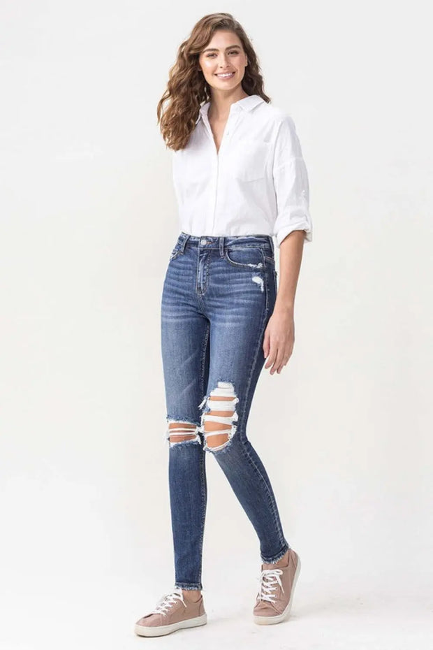 Lovervet Hayden Full Size High Rise Skinny - Fashionmj